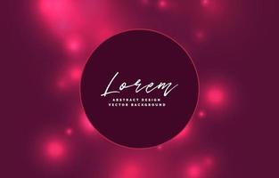 glossy bokeh background with text space vector