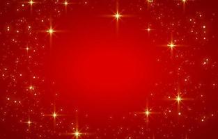 red background with sparkles vector illustration