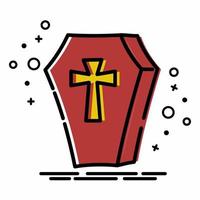 Coffin Icon MBE Style.eps vector