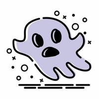 icono de fantasma estilo mbe.eps vector