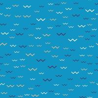Seamless pattern in retro style of zigzags vector