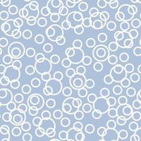 Seamless pattern in retro style from circles vector