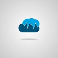 Illustration vector graphic of Cloud Pulse. Perfect to use for Technology Company