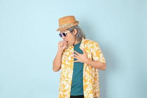 Man in summer clothes photo