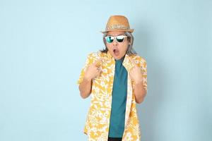 Man in summer clothes photo