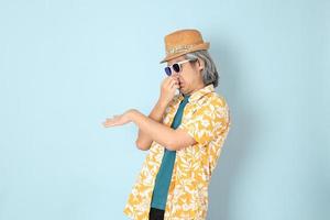 Man in summer clothes photo