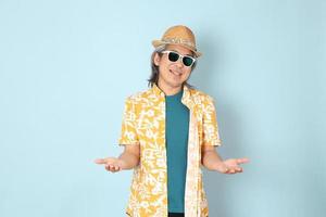 Man in summer clothes photo