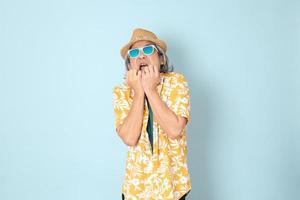 Man in summer clothes photo