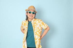 Man in summer clothes photo