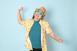 Man in summer clothes photo