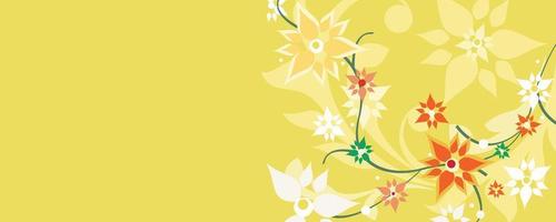 Floral banner background 4515741 Vector Art at Vecteezy