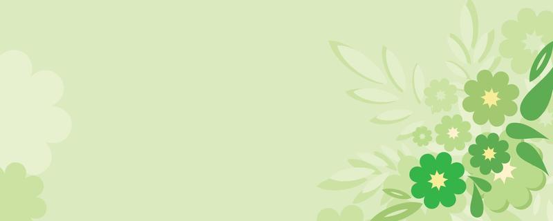 Green Floral Background