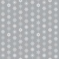 Abstract Christmas and New Year Seamless snowflakes background.  Vector illustration