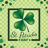 Saint Patrick's Day Shamrock Clover Background vector