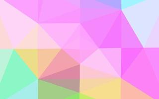 Light Multicolor, Rainbow vector polygon abstract background.