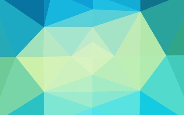 Light Blue, Yellow vector abstract polygonal texture.