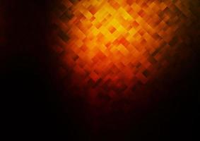 Dark Yellow, Orange vector backdrop with rectangles, squares.