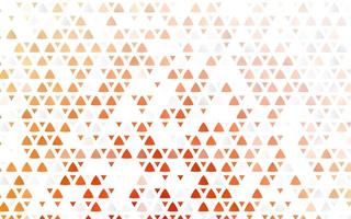 diseño transparente de vector amarillo claro, naranja con líneas, triángulos.