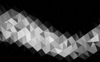 Light Silver, Gray vector polygonal pattern.