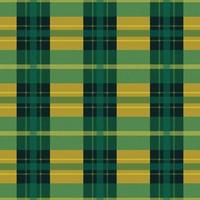 Green Yellow Buffalo Plaid Seamless Pattern vector