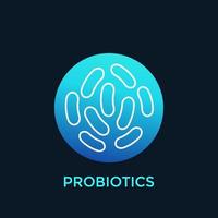 probiotics line icon vector