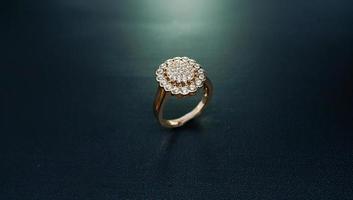 photo of women's ring with sunflower motif