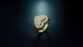 photo of women's ring with love motif