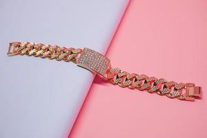 photo of adult women's bracelet with diamond box