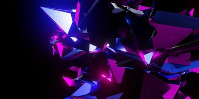 technology abstract background glow 3d illustration photo