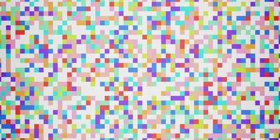 Ilustración 3d de píxeles cuadrados de fondo abstracto foto