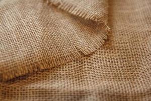 Burlap brown as a background image photo