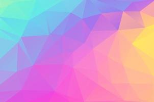 Abstract multicolor low poly crystal background. Polygon design pattern. Low poly vector illustration, low polygon background.