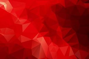 Red Low poly crystal background. Polygon design pattern. environment green Low poly vector illustration, low polygon background.