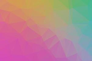 Light colorful Low poly crystal background. Polygon design pattern. Low poly vector illustration, low polygon background.