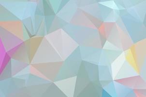 Light colorful Low poly crystal background. Polygon design pattern. Low poly vector illustration, low polygon background.