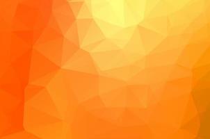 Orange Low poly crystal background. Polygon design pattern. environment green Low poly vector illustration, low polygon background.