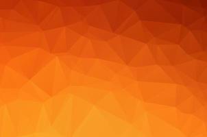 Orange Low poly crystal background. Polygon design pattern. environment green Low poly vector illustration, low polygon background.