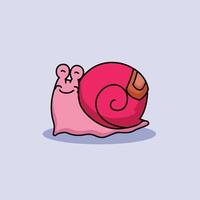 Cute snail mascot