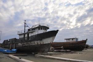 construcción de barcos, ecuador foto