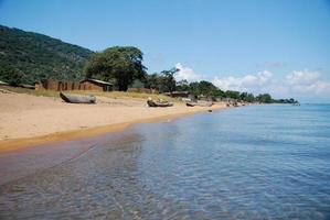 vista del lago malawi foto