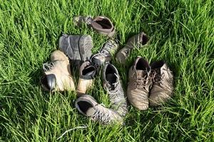 Old work boots photo