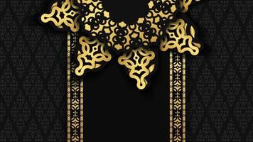Luxury ornamental mandala background with arabic islamic east pattern style premium video