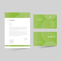 vector letterhead and business card