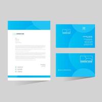 vector letterhead and business card