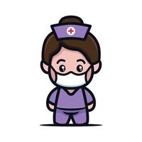 Health services mascot vector