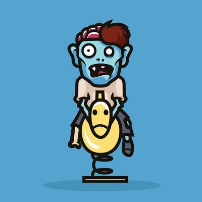 Zombie Mascot illustration design 4528424 Vector Art at Vecteezy