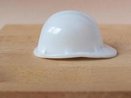 casco de seguridad para la industria de la construcción foto