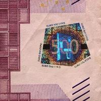 billetes de euro, unión europea foto