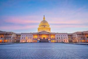 The United States Capitol Building in Washington, DC. American landmark photo