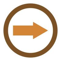 Arrow on white background vector